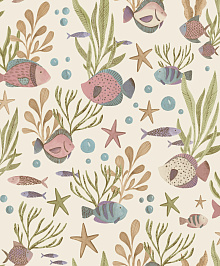 Рулонные обои для стен Grandeco Little Dreamers LD 3318