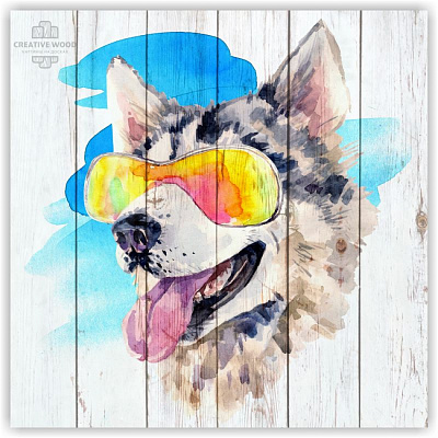 Картины Векторная графика - Лайка в очках, Векторная графика, Creative Wood Картины Векторная графика - Лайка в очках, Векторная графика, Creative Wood