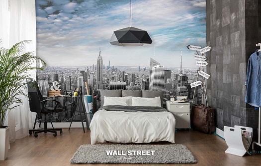 Фотообои в интерьере артикул Urban 16, URBAN, Wall street