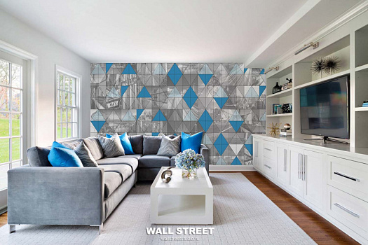 Фотообои в интерьере артикул Urban 14, URBAN, Wall street