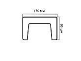 Артикул Брус 150X95X4000, Южный Дуб, Архитектурный брус, Cosca в текстуре, фото 2