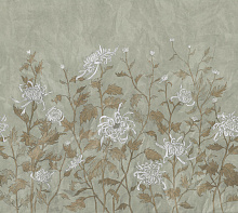 Коричневые фотообои Factura FLOWERS CRISANTEMO 4