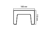 Артикул Брус 180X110X4000, Южный Дуб, Архитектурный брус, Cosca в текстуре, фото 2